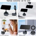 Support Téléphone Voiture Magnétique à Anneau et Ventouse Ultra-Stable pour Tableau de Bord et Pare-Brise – Image 3